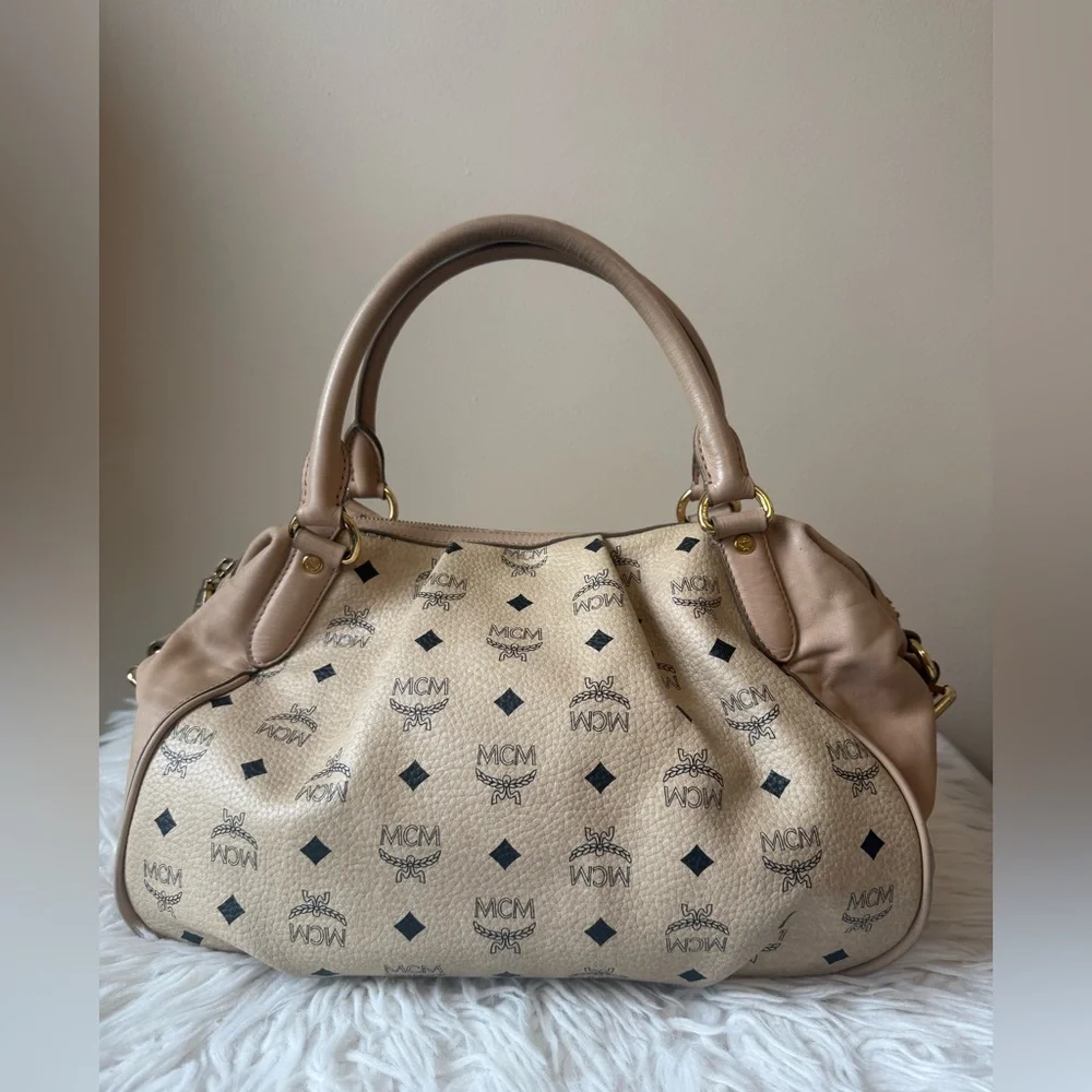 MCM Beige Visetos bag - Picture 6 of 16